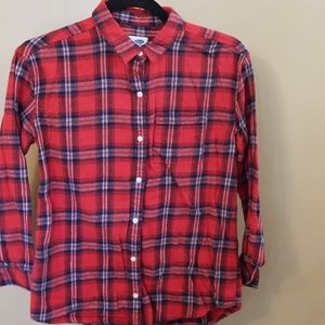 Girls plaid shirt